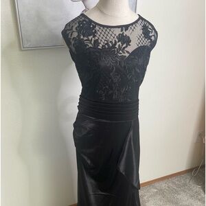 Black evening gown